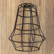 Load image into Gallery viewer, Retro Vintage Edison Pendant Light Bulb Iron Guard Wire Cage Ceiling Hanging Light Fitting Bar Cafe Lampshade DIY Lamp Base