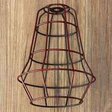 Load image into Gallery viewer, Retro Vintage Edison Pendant Light Bulb Iron Guard Wire Cage Ceiling Hanging Light Fitting Bar Cafe Lampshade DIY Lamp Base
