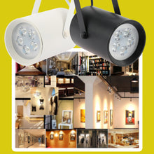 Load image into Gallery viewer, 3W LED Track Rail Light Spotlight Adjustable for Mall Exhibition Office Use AC85-  265V
