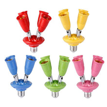 Load image into Gallery viewer, 1 to 4 Rotatable Antique Lamp Base Holder Adjustable Screw Socket Adapter