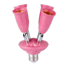 Load image into Gallery viewer, 1 to 4 Rotatable Antique Lamp Base Holder Adjustable Screw Socket Adapter