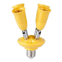 Load image into Gallery viewer, 1 to 4 Rotatable Antique Lamp Base Holder Adjustable Screw Socket Adapter